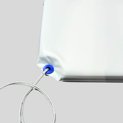 Cush'n Soft Shower Chair Pillow With Ties White